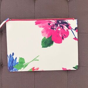 Kate Spade Floral Clutch in Pink, Green, Blue